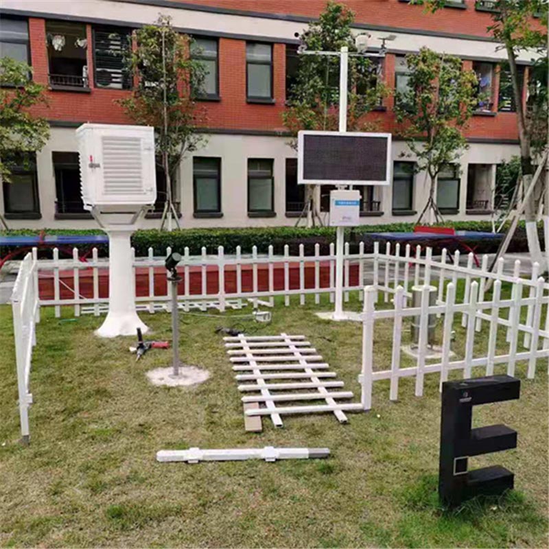 建校園全自動氣象站圖的啥？