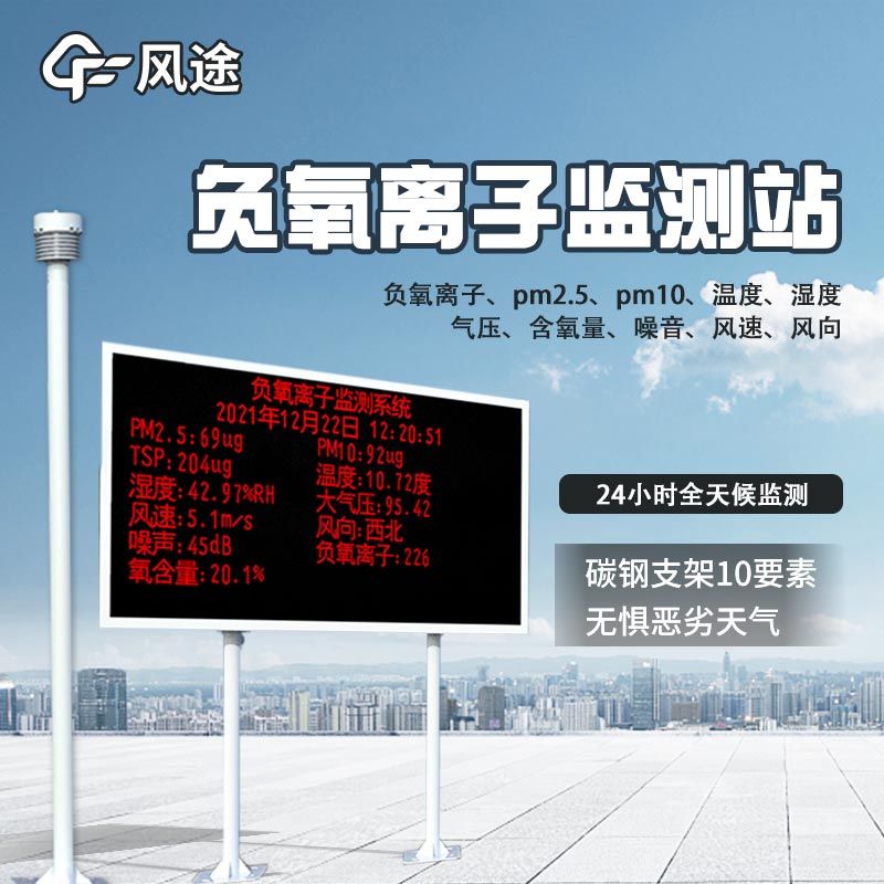 用數(shù)據(jù)量化生態(tài)效益，公園負(fù)（氧）離子監(jiān)測(cè)系統(tǒng)