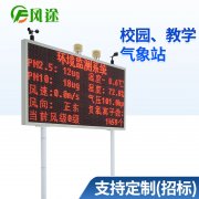 校園氣象站，“零距離”感受氣象知識